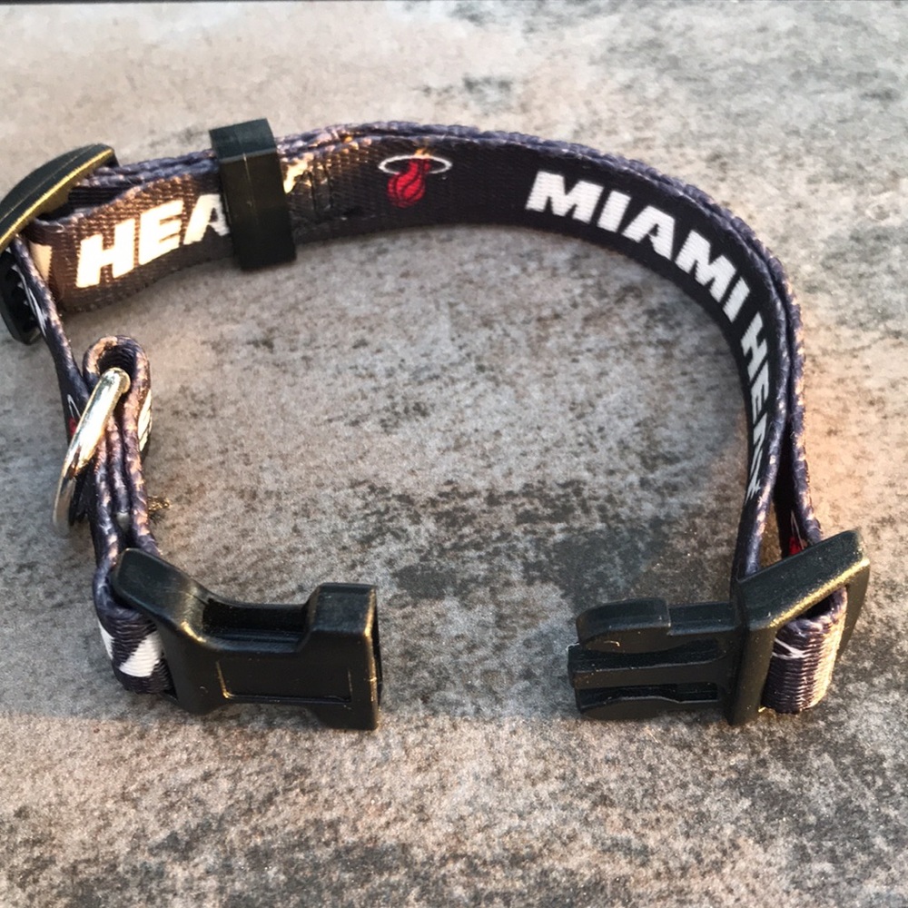 Winning Streak! MIAMI HEAT Authentic Small Dog Collar